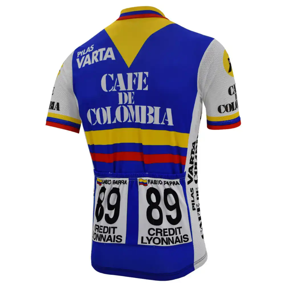 Cycling Short Sleeve Jersey 1990 France Z Credit Lyonnais Cycling Jersey