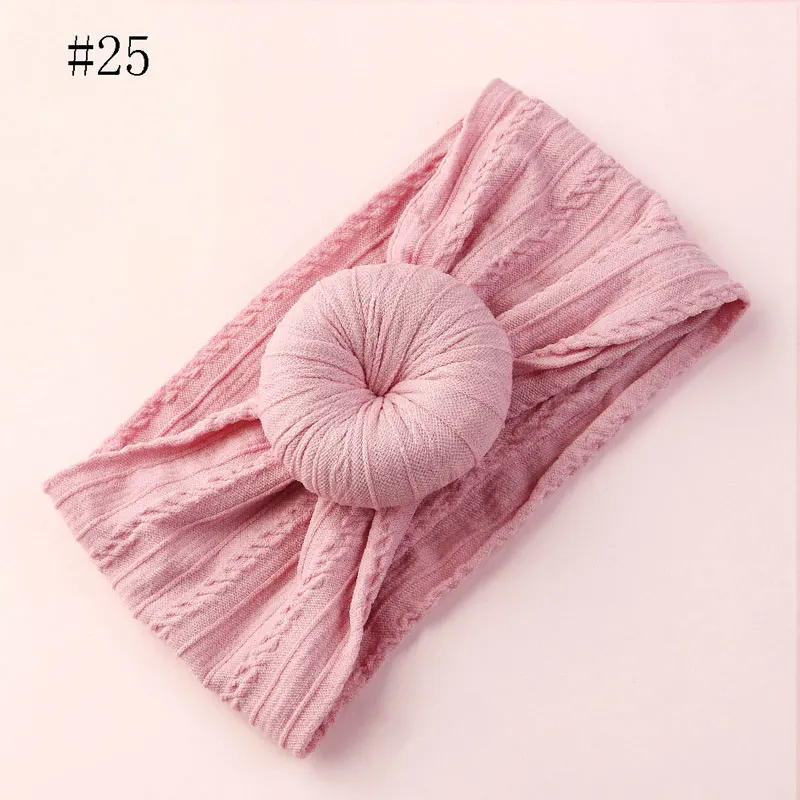 Donut Bowknot Baby Girls Headband Jacquard Fashion Headband for Girls Infant Toddler Kids Super Soft Texture Newborn Headdress52