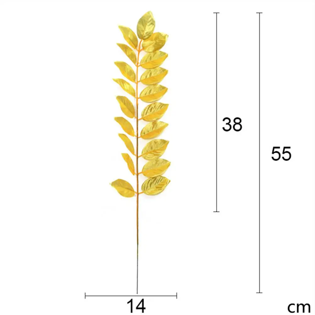 20 шт Искусственные золотые черепахи сзади лист рассеянный хвост лист Свадебные украшения для дома Вечеринка день рождения Пальмовые Листья - Цвет: 5