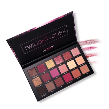 

18 Color Matte & Matallic Eyeshadow Palette Glitter Eye Shadow Nude Mineral Light Shades Smoky Makeup Set Beauty Cosmetic Kits