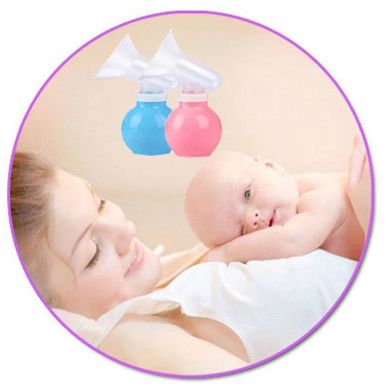Baby Feeding Manual Breast Pump Extractor Automatic Correction Breast Collector Infant BPA free Silicone Infant Breast Feeding