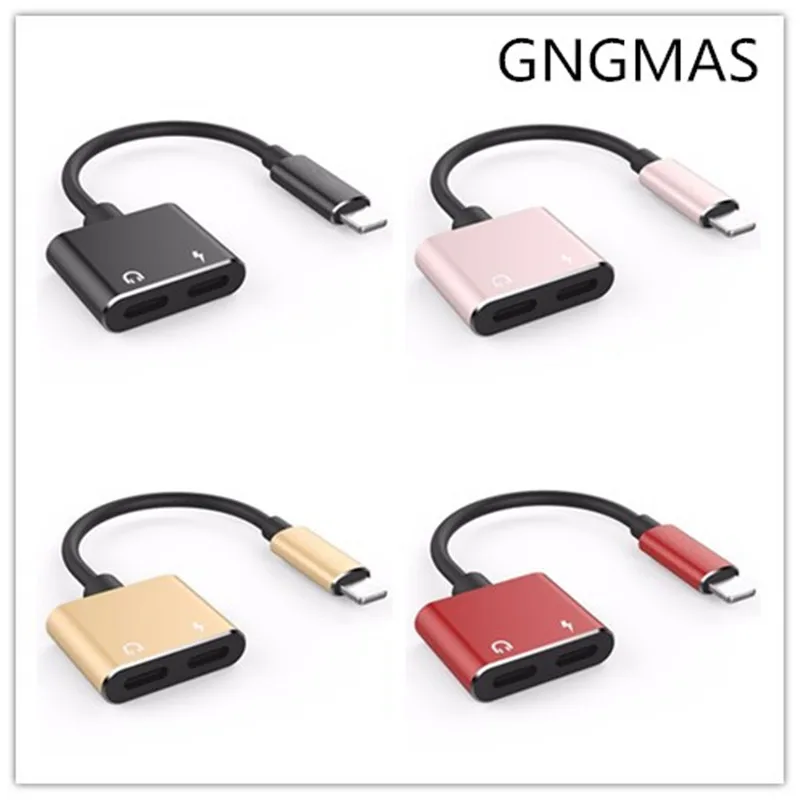 Koop Dual Adapter oortelefoon Audio Nl Vrachtbrief Splitter Adapter Kabel voor iPhone X 8 7 Plus For a iOS 10.3 En IOS 11 Telefoontje 2 in