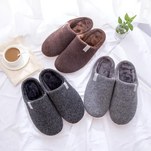 men's clog slippers memory foam