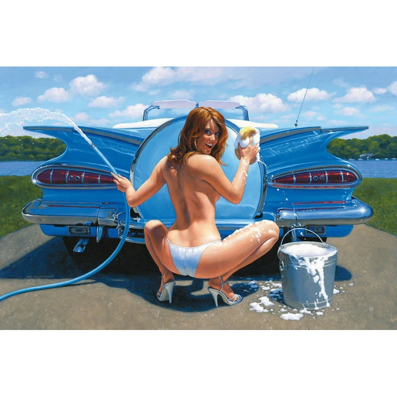 YIKEE Алмазная картина для мытья машины алмазная paiting полная K711 | Дом и сад
