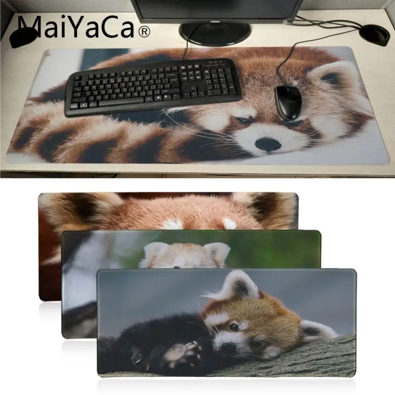 MaiYaCa Non Slip PC Red panda DIY Design Pattern Game mousepad Office Mice Gamer Soft Lockedge gaming Mouse Pad