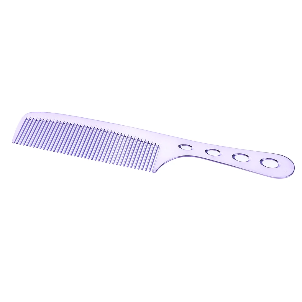 Space Aluminum Antistatic Haircutting Styling Barber Comb For Women Heat & Corrosion Resistant Professional