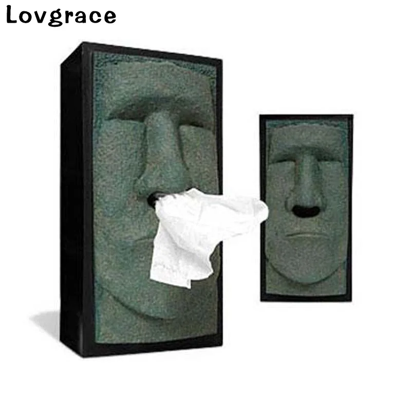 

3D Resin Duke Of England Statues Tissue Box Bathroom Car Room Napkin Holder Paper Towel Holder Toilet Hotel Room Decoration GIFT