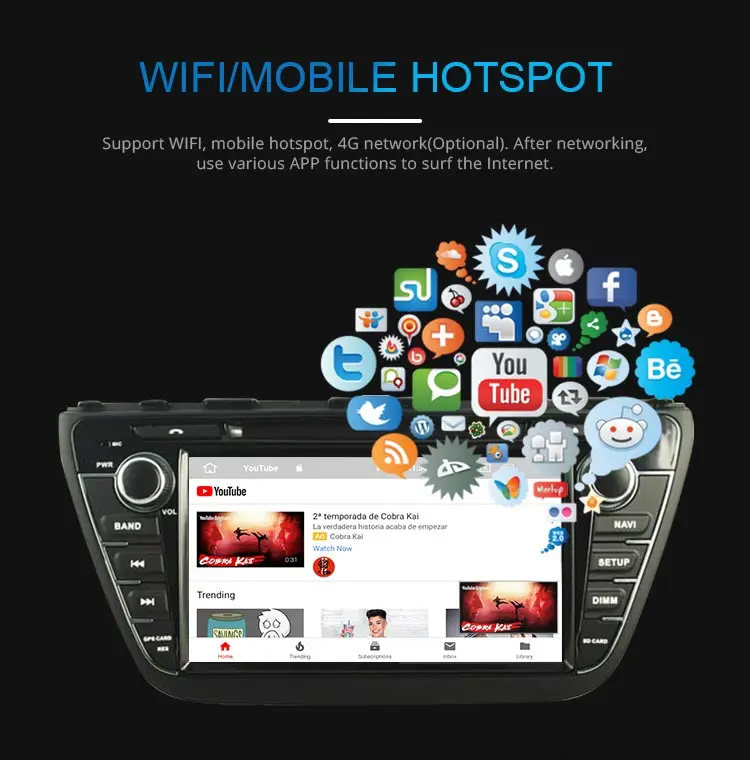 Discount JDASTON 2DIN Android 9.0 Car DVD Player For Suzuki SX4 S-Cross 2013 2014 2015 2016 Multimedia GPS Radio Stereo 4G+64G Octa Cores 5