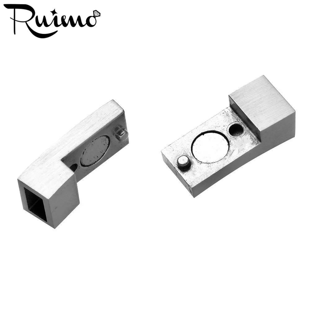 Магнитная застежка RUIMO 316l из нержавеющей стали 3*5 мм квадратное отверстие