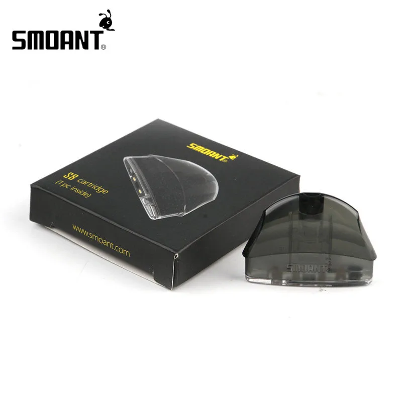 

Original Smoant s8 cartridge 2ml Atomizer for smoant s8 kit Pods Electronic Cigarette Tank Replaceable 1.2ohm Coil 3pcs/lot