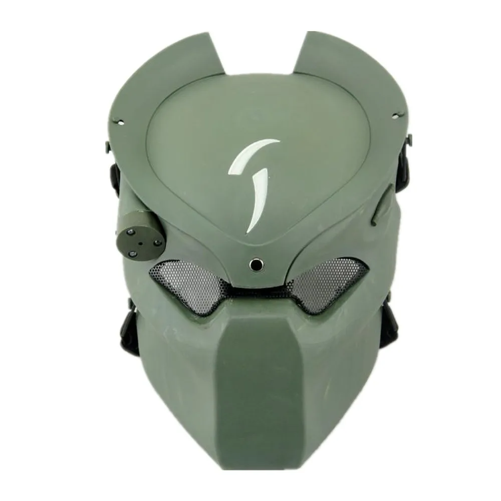tactical skull face mask military Field Alien vs Predator mask lone wolf mask field CS Infrared Lamp for hunting paintball (5)