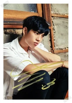 

signed INFINITE Jang DongWoo Dong Woo autographed photo K-POP 6 inches free shipping 102017
