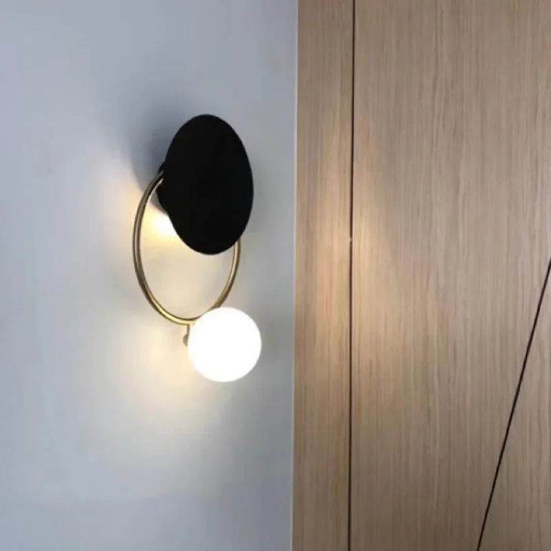 Sala de Estar Moderna Criativo Ferragem Parede Arte Cabeceira Quarto Designer Modelo Lâmpada Pós Luz 8 Luminárias de parede