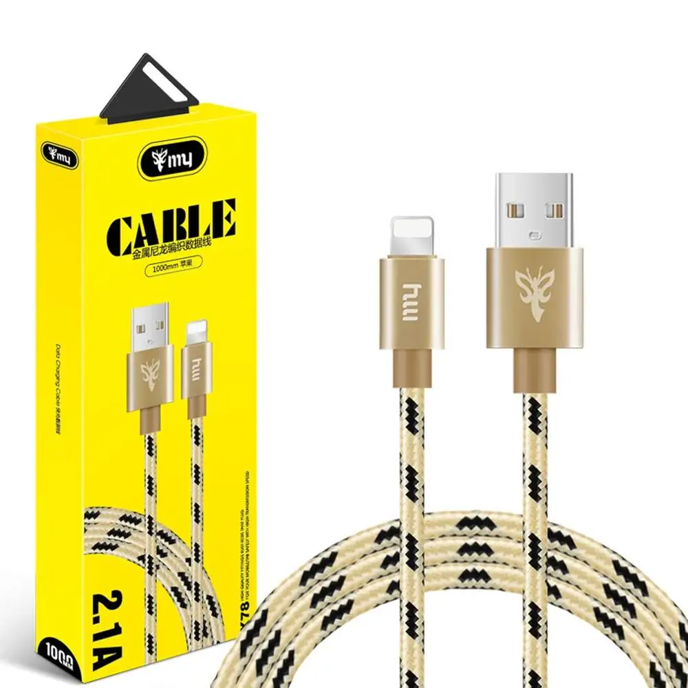 

PowerLine Micro USB The Premium Durable Cable Double Braided Nylon Cable X78 for Apple Smartphones Nylon Braided Charger Cable
