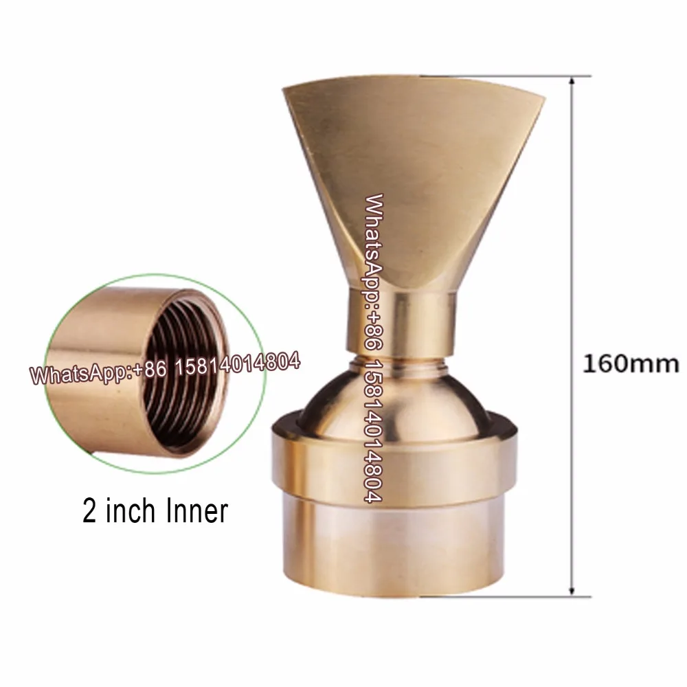 1/" 3/4" " 1,5" " медный вентилятор в форме фонтанные насадки Садовый пруд бассейн утка хвост фонтанные насадки, музыкальный Спринклер