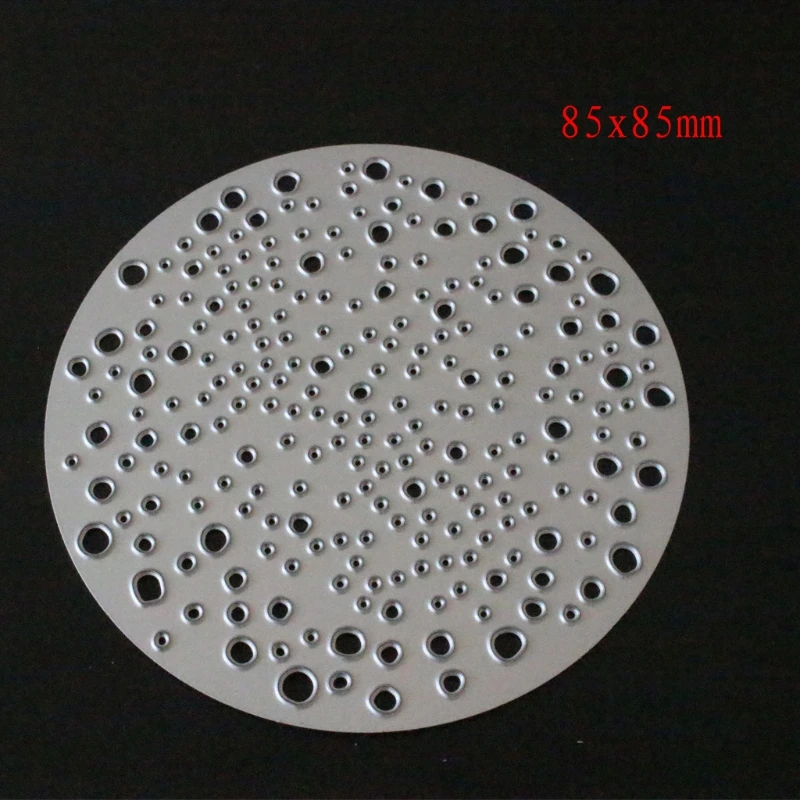 

Round Hole Cutting Dies Stencil For DIY Scrapbooking Embossing Album Card Craft Dies Embossing Folder