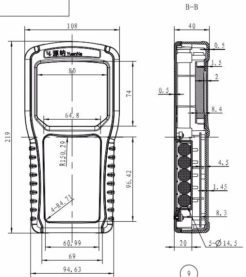 szomk handheld enclosure outlet box plastic box for electronics project plastic project enclosure housing  (7)
