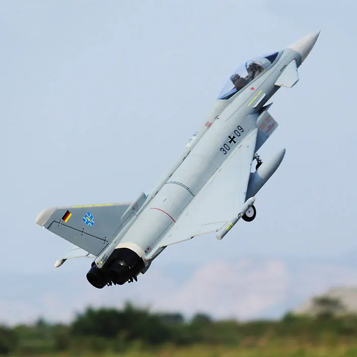 

90mm EDF Typhoon RC Airplane EDF Euro-fighter EPO RC Fixed Wing Airplane PNP/ARF/KIT Wingspan 37.8in