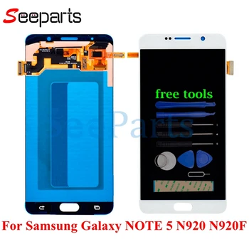 

For Samsung Galaxy NOTE 5 N920 N920F LCD Display Touch Screen Digitizer Assembly Note5 Replacement 5.7"For SAMSUNG NOTE 5 LCD