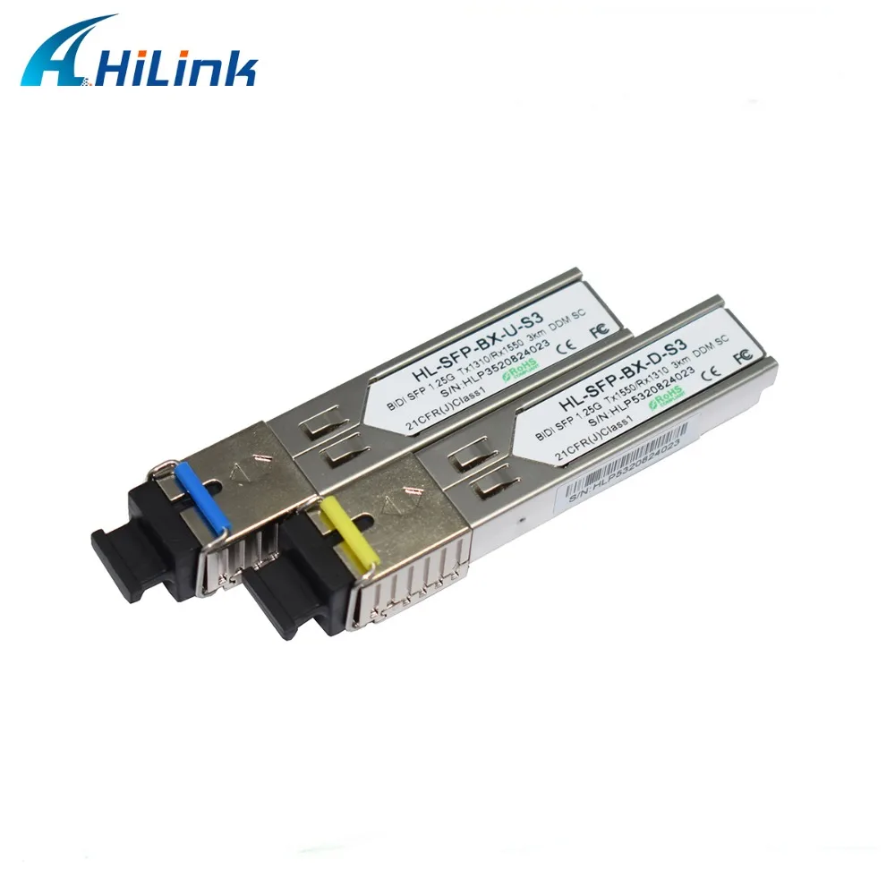 10pairs/lot Hot Selling Low Cost Fiber Optic Transceiver 1.25G BiDi SFP 3km with Free Shipping | Мобильные телефоны и