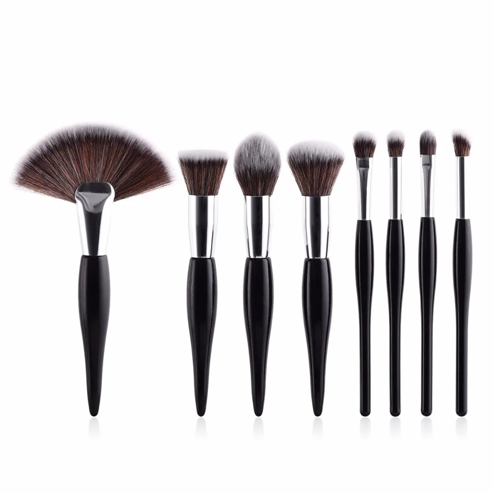 

New 8pcs Makeup Brushes Set Large/Mini Eyeshadow Brush Concealer Blending Brush Make Up Brushes Soft Synthetic Hair for Beauty