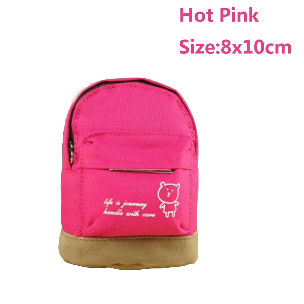 Hot Pink CONEED Прямая поставка Горячая Мода Холст Мини Цветочный рюкзак для женщин, девушек, детей дешевые монет Juy26 40 - Цвет: Hot Pink