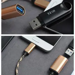 Переходник Кабель для передачи данных тип-c OTG разъем Высокоскоростной usb-порт передачи для мобильного телефона QF66