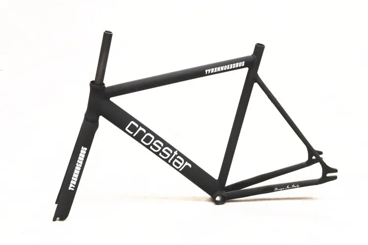 fixed gear frame aluminium frameset Crosstar frameset Tyrans T2