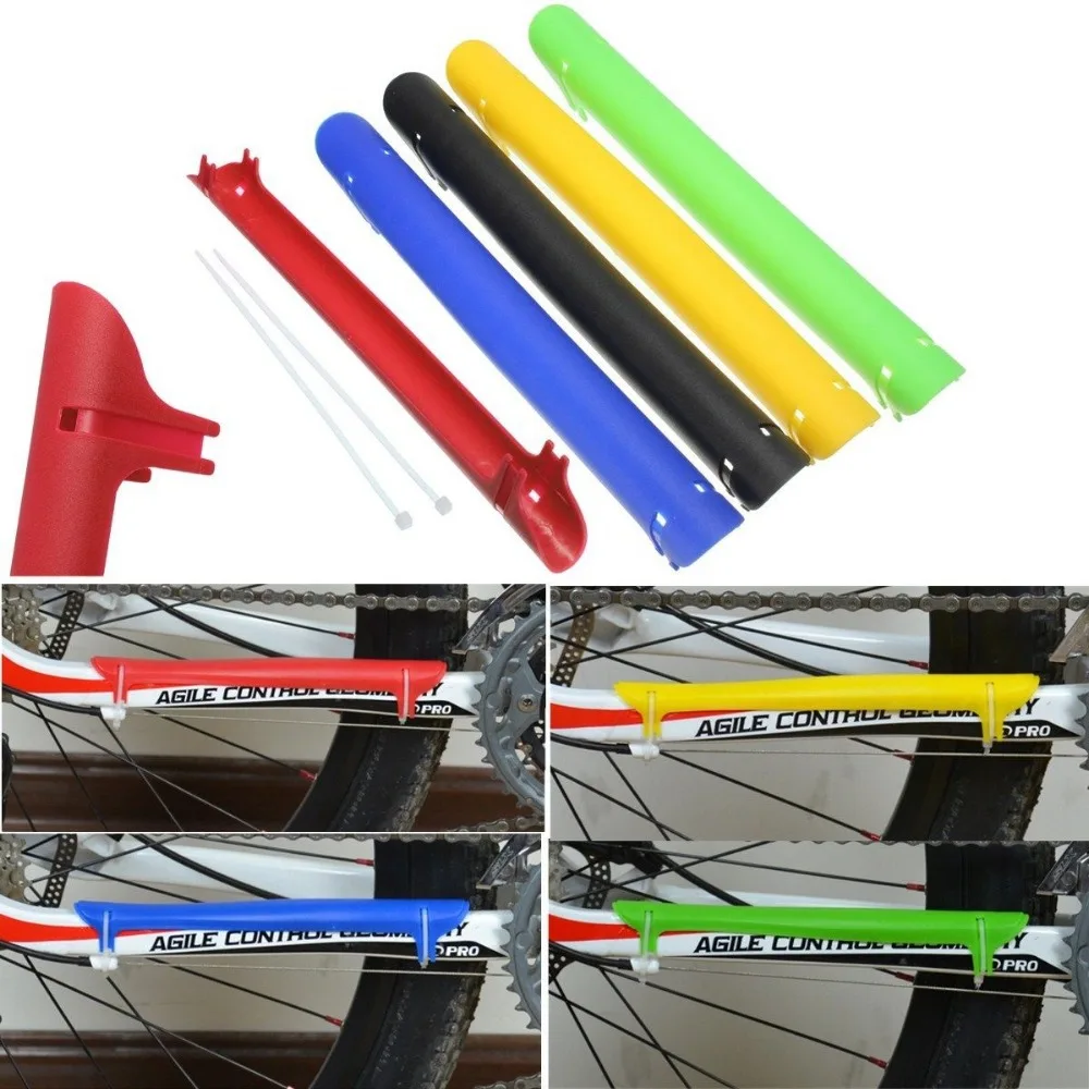 Cycling Chain Protector Bike Frame Chain Protector Bicycle Chain Care Plastic Chain Cover Guard