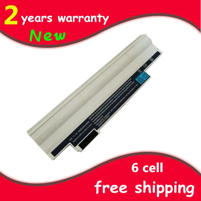 

Laptop battery for Acer ONE D255E D260 D255 AL10A31 AL10B31 AL10G31 ICR17/65L C.BTP00.12L C.BTP00.128 white