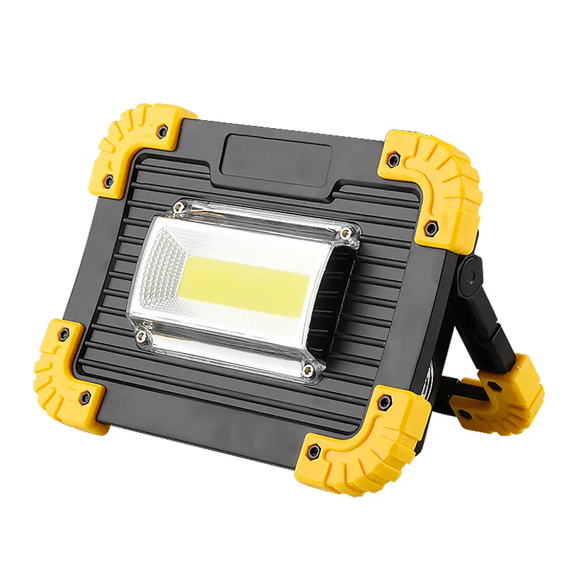 5V USB Rechargeable Portable Spotlights 20W 400lm Led Spotlight Floodlight Lamp Emergency Light For Outdoor Camping Fishing - Испускаемый цвет: Type C