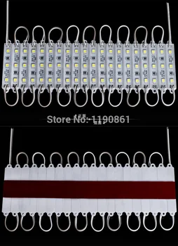 

DHL Free Shipping 1000 Pcs/lot SMD 5050 DC12V Waterproof white/Cold white Led Pixel Module Christmas lamp light