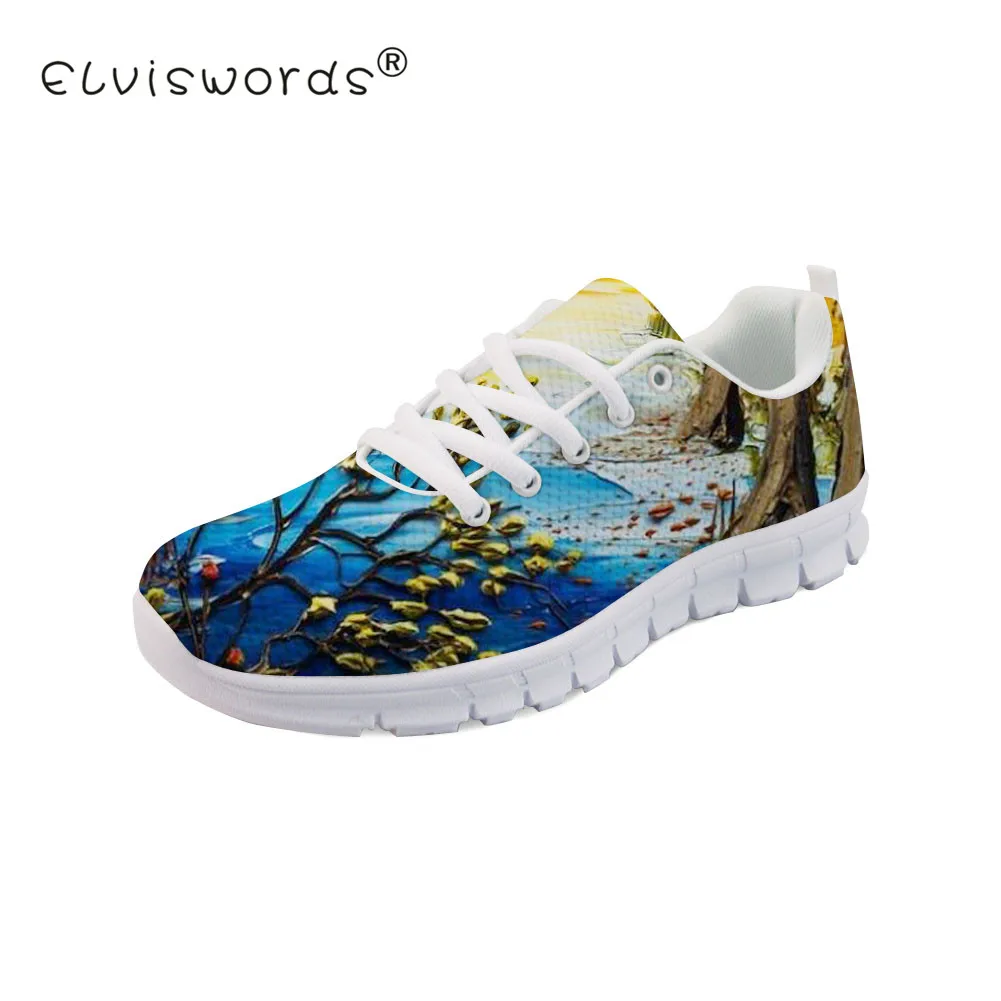 Plates Chaussures À Dames L'huile ld1157aq Femmes Peinture ld1156aq Pour Frais Style Elvisword Filles Dentelle D'été Respirant ld1162aq up Floral Aq xq0113aq Imprimé Custom De t0512aq t8Fx0