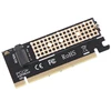 M.2 NVMe SSD NGFF к PCIE 3,0 X16 адаптер M ключ интерфейсная карта полная скорость ► Фото 1/6