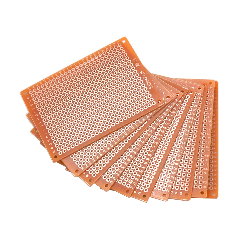 

10Pcs DIY Prototype Paper PCB Universal Experiment Matrix Circuit Board 5x7CM