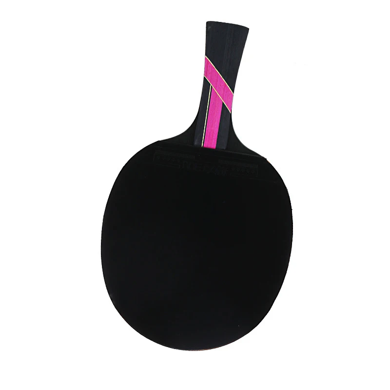1 قطعة المهنية مضرب ترابيزة تنس مضرب طويلة مقبض قصير بينغ بونغ مضرب الجدف ممارسة البثور في مع حقيبة حمل مربع