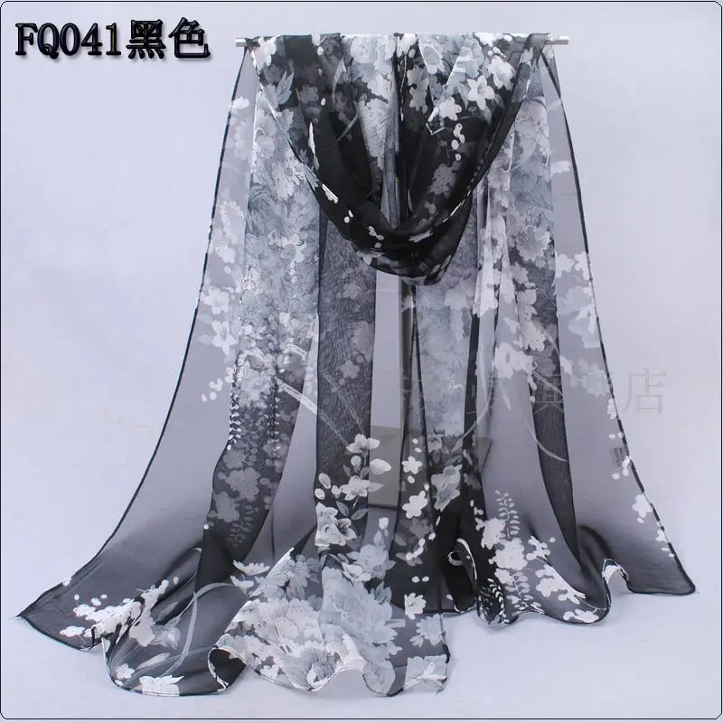 

Fashion Female Scarf Chiffon scarves Thin Shawl Long Shawl Sunscreen Decorative Scarf