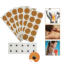 100Pcs/lot Magnetic Plaster Patch Pain Relief Acupuncture Massage Muscle Relax Magnet Stickers Medicine Massage D090
