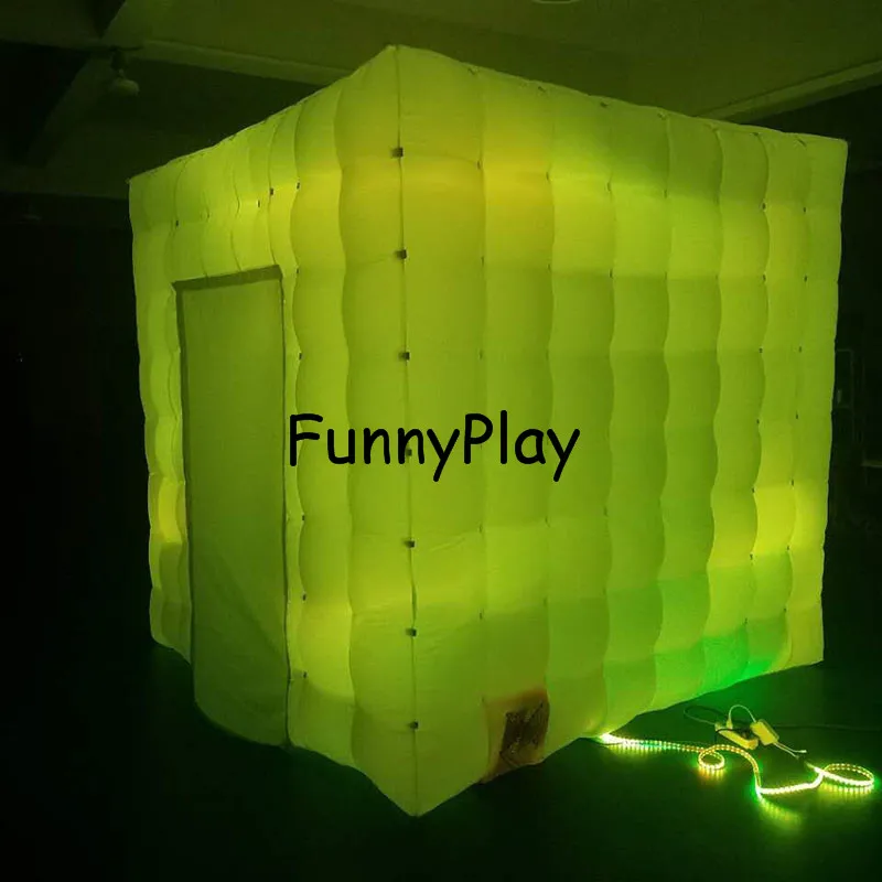 LED lighted inflatable photo booth9