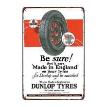 [WellCraft] шины металлический знак настенные винтажные наклейки стикер гаражный декор для паба бар ретро картина железная окраска пластин FG-237