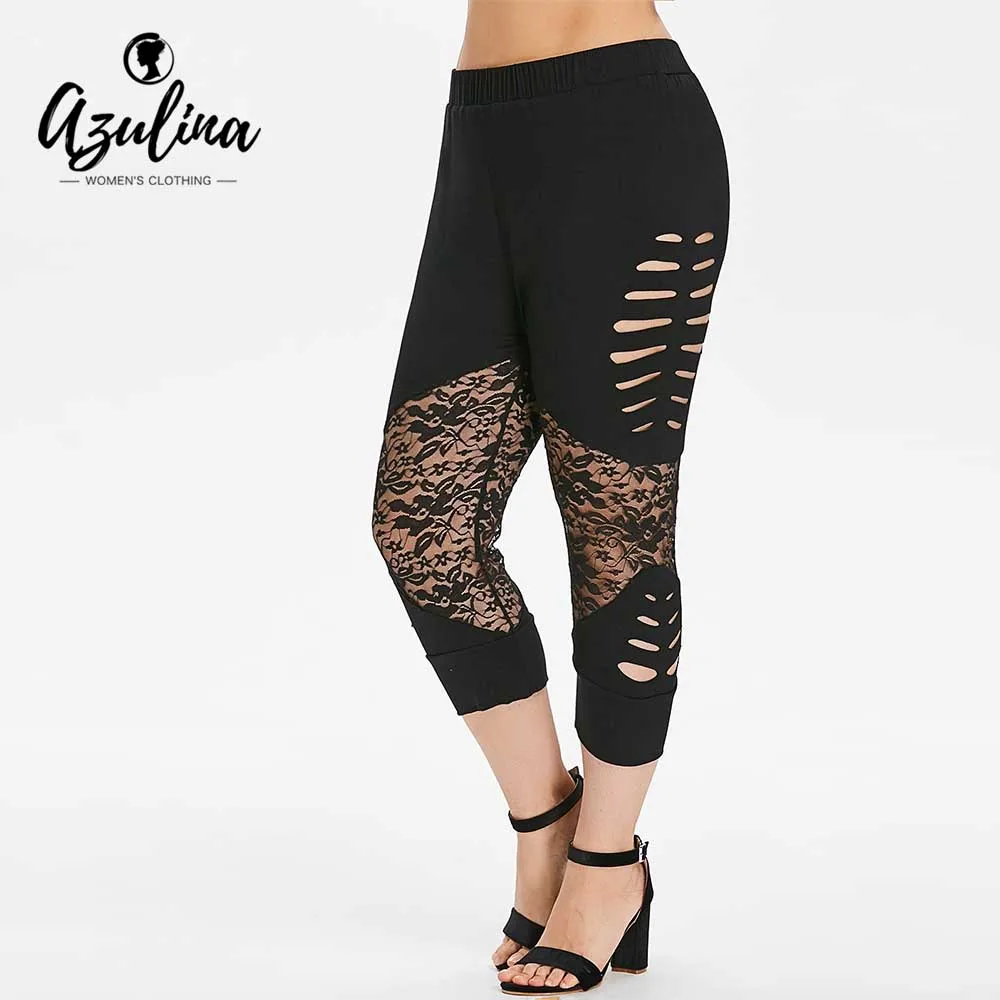 Aliexpress.com : Buy AZULINA Plus Size Lace Insert High