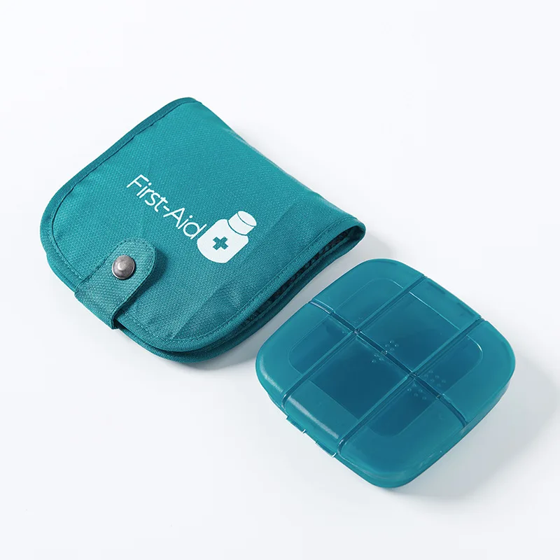 Мини-контейнер для хранения таблеток портативный контейнер для таблеток для лекарств дорожный медицинский разделительный чехол пластиковый чехол для капсул - Цвет: 6