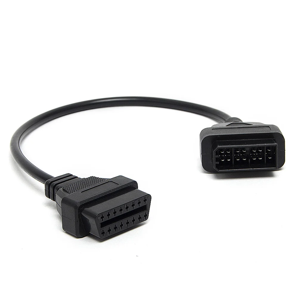 OBD2 Кабель адаптер для Nissan 14 контактный to OBD OBDII 16 Pin гнездовой разъем