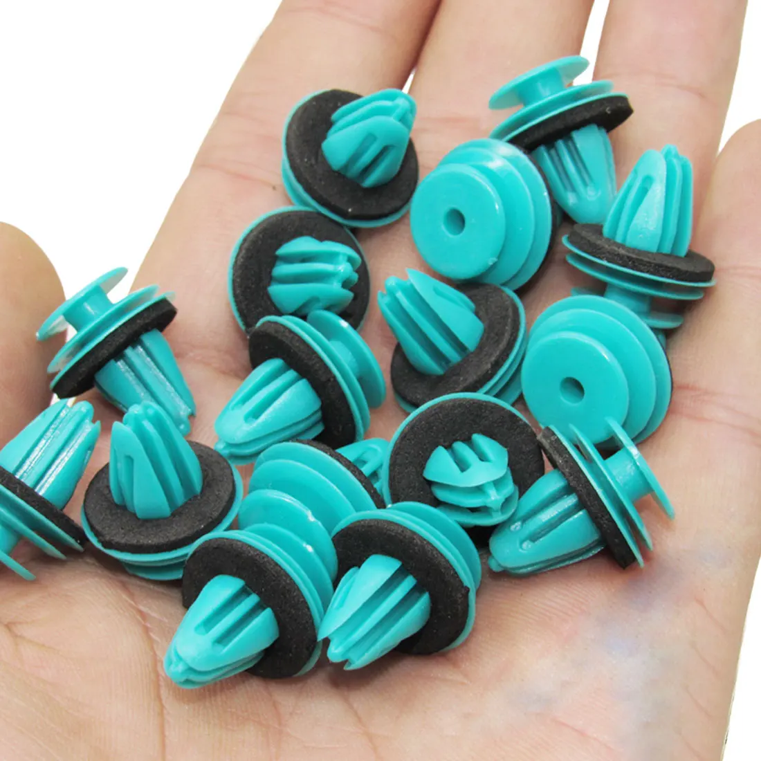 

Dewtreetali 100pcs Car Auto Universal Door Plank Lining Panel Guard Board Side Enhanced Type Overstriking Nylon Clip Fastener