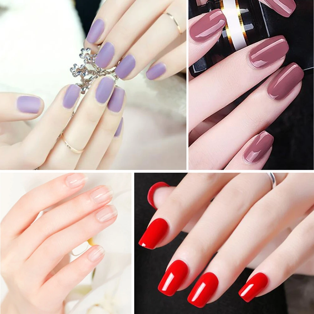 MIZHSE 18ml Reinforcement Gel Polish UV/LED Gel Polish Varnish Protect Strengthen Clear Transparent Color Strong Glue