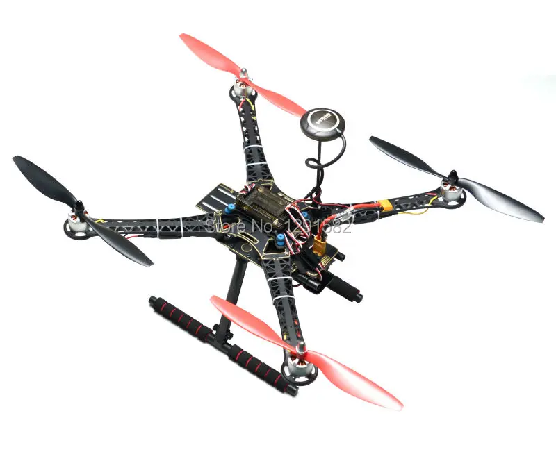 

S500 PCB Frame Quadcoter w/ Carbon Fiber Gear APM 2.6 7M / M8N GPS 2212 920KV Motor 30A SimonK ESC Power Module 1045 Propeller
