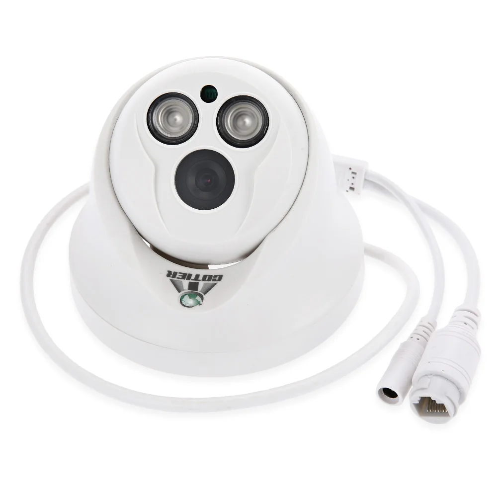 

COTIER TV-532eW Security IP Camera H.264 720P HD P2P IR-cut Dome Surveillance Camera for Amateur Professional Use