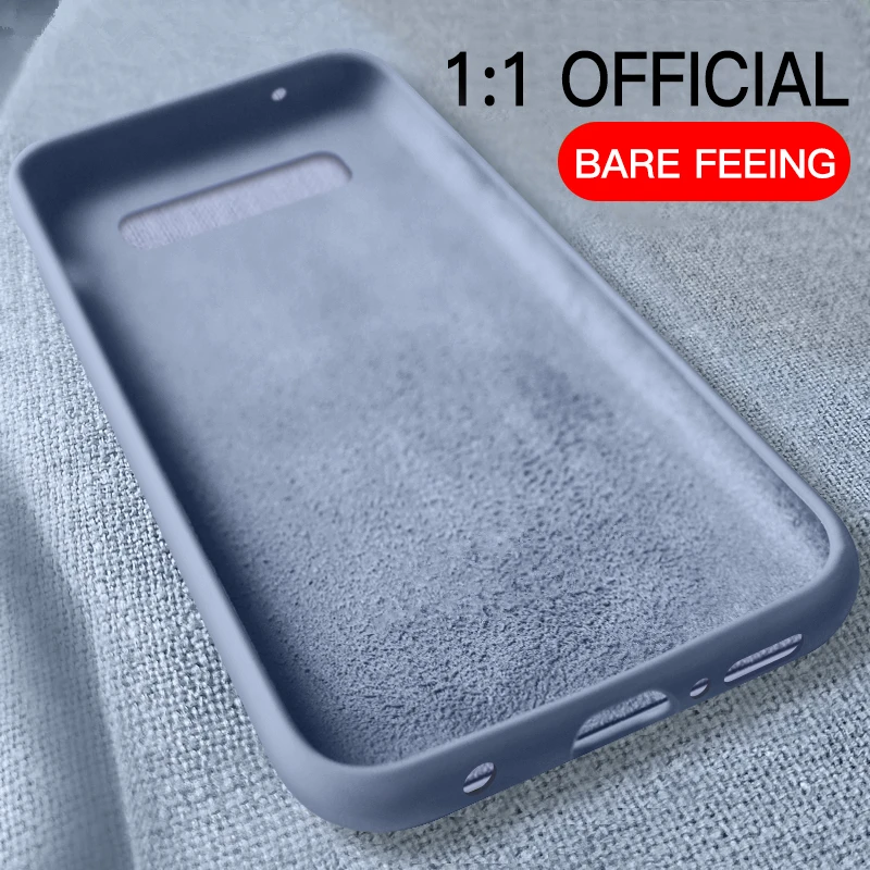 

Original Soft Summer Liquid Silicone Case For SamSung Galaxy S8 S9 S10 Plus S10E M10 M20 Note 8 9 Back Cover S7 Edge M30 A60 A70