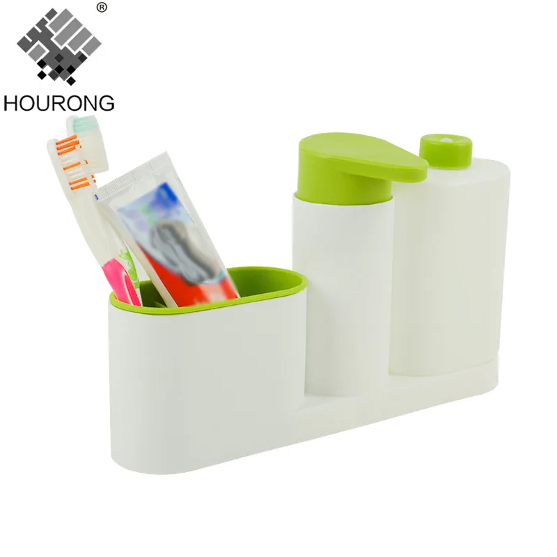 

1Set Multifunctional Sink Soap Dispenser Washing Sponge Storage Detergent Dispenser Hand Sanitizer Bottle Bathroom Accessories