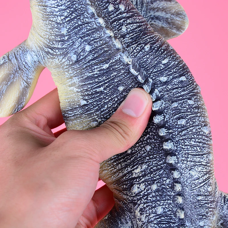 Большой Mosasaurus динозавр игрушка мягкие ПВХ Фигурки ручная роспись модель